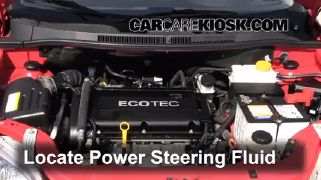 2009 Pontiac G3 1.6L 4 Cyl. Power Steering Fluid Add Fluid